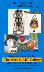 WU SatDec15th TrunkShow MavisLeahy MaryClark-Camargo