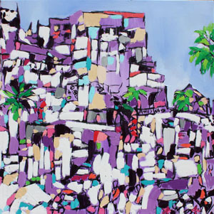 ConcreteCastlesby-BrookeHarker-48x48ink-acrylic-oiloncanvas-2011