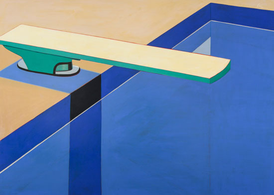 -4-Huff-MelissaChandon-PostModern-Poolwith-DivingBoard-65x85-acrylic-on-canvas