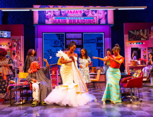 Running thru November 9, 2025: Mark Taper Forum, Jaja’s African Hair Braiding